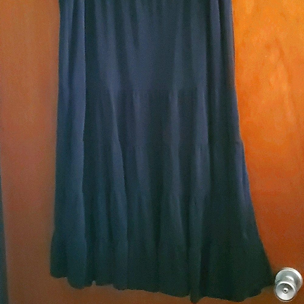 Black Tiered skirt